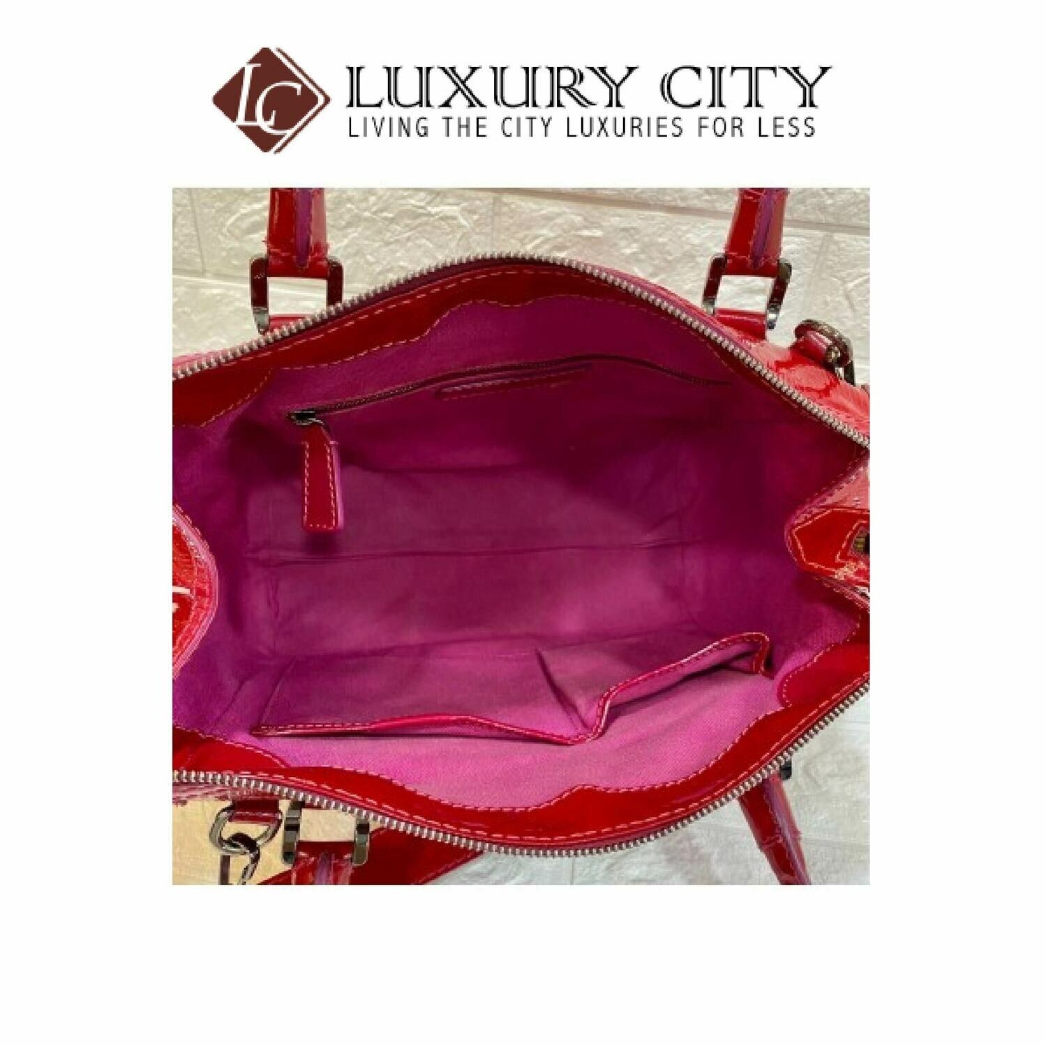 [Luxury City] Preloved Burberry Patent Leather 2 Ways Carry Bag