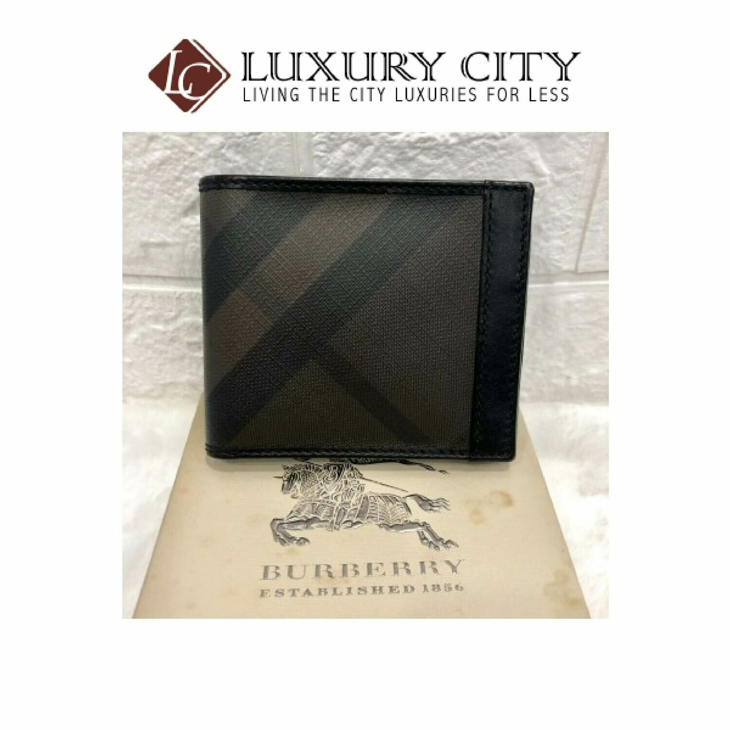 [Luxury City] Preloved Burberry Bifold Short Wallet