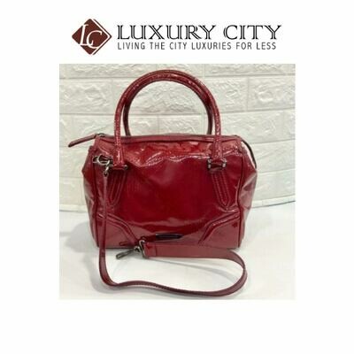 [Luxury City] Preloved Burberry Patent Leather 2 Ways Carry Bag