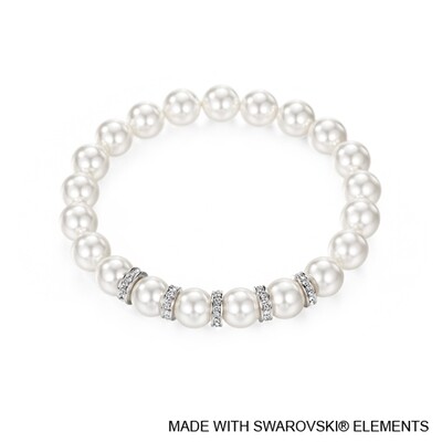 LUSH Classic Swarovski Pearl Bracelet