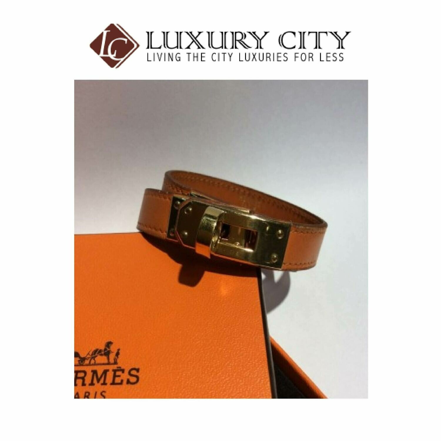 [Luxury City] Preloved Authentic Hermes Kelly Double Tour Bracelet