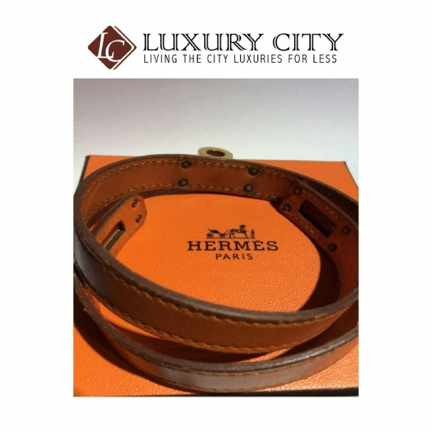 [Luxury City] Preloved Authentic Hermes Kelly Double Tour Bracelet