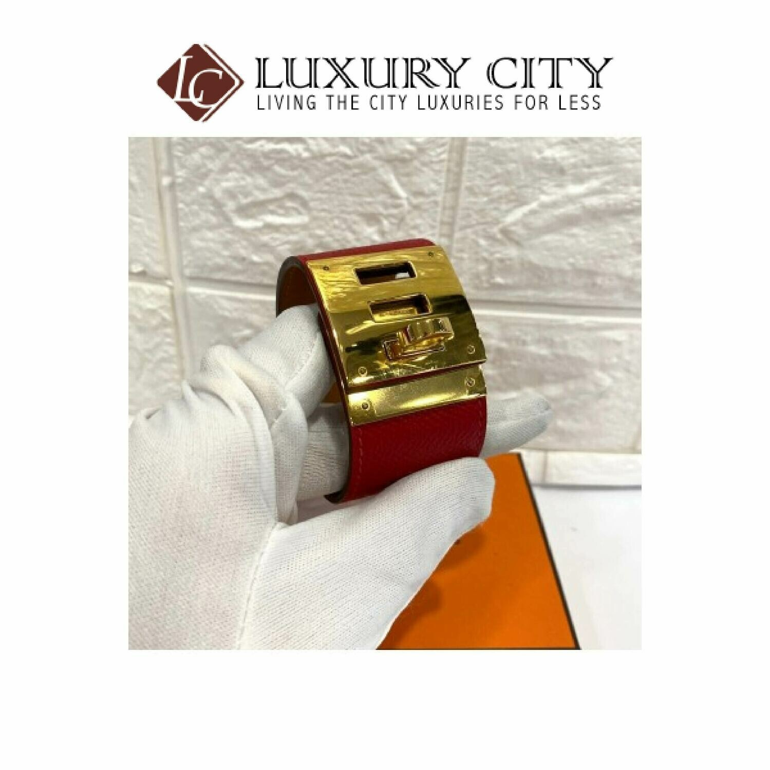 [Luxury City] Preloved Almost Like New Hermes Kelly Dog Bracelet