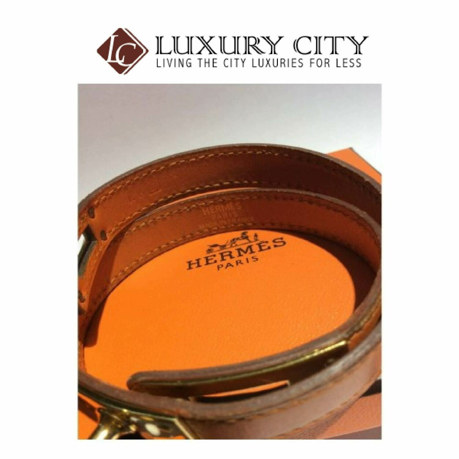 [Luxury City] Preloved Authentic Hermes Kelly Double Tour Bracelet