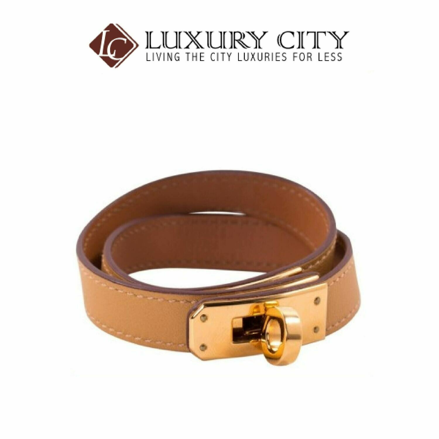 [Luxury City] Preloved Authentic Hermes Kelly Double Tour Bracelet
