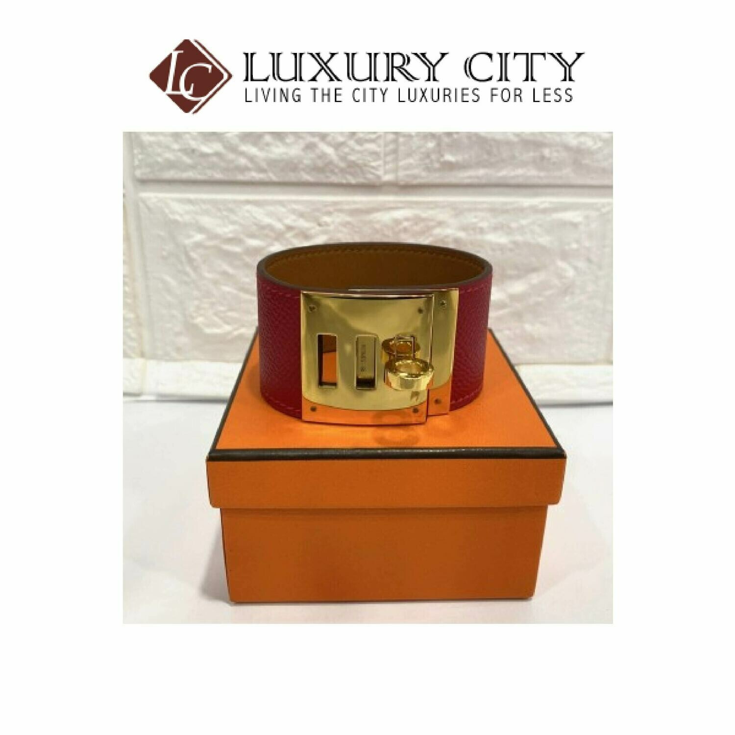 [Luxury City] Preloved Almost Like New Hermes Kelly Dog Bracelet