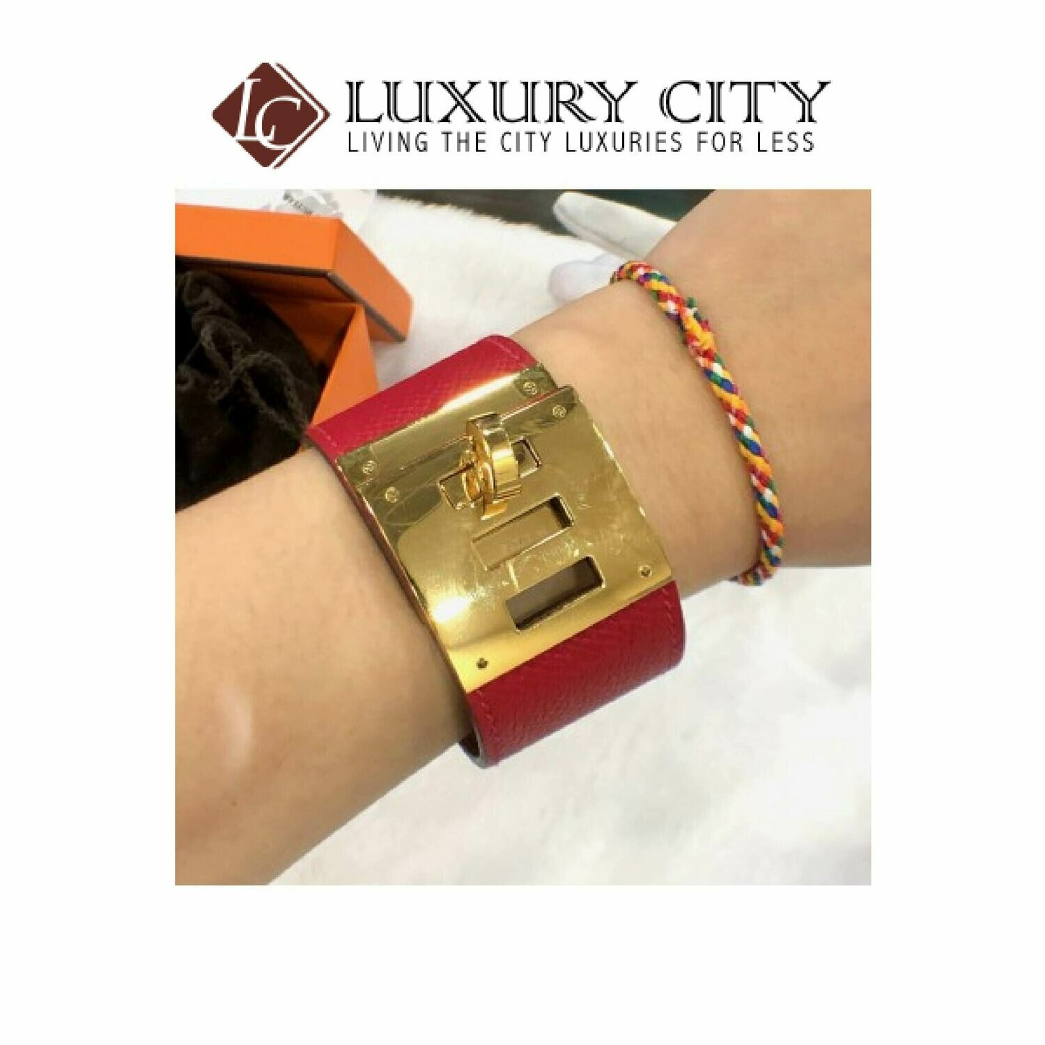 [Luxury City] Preloved Almost Like New Hermes Kelly Dog Bracelet
