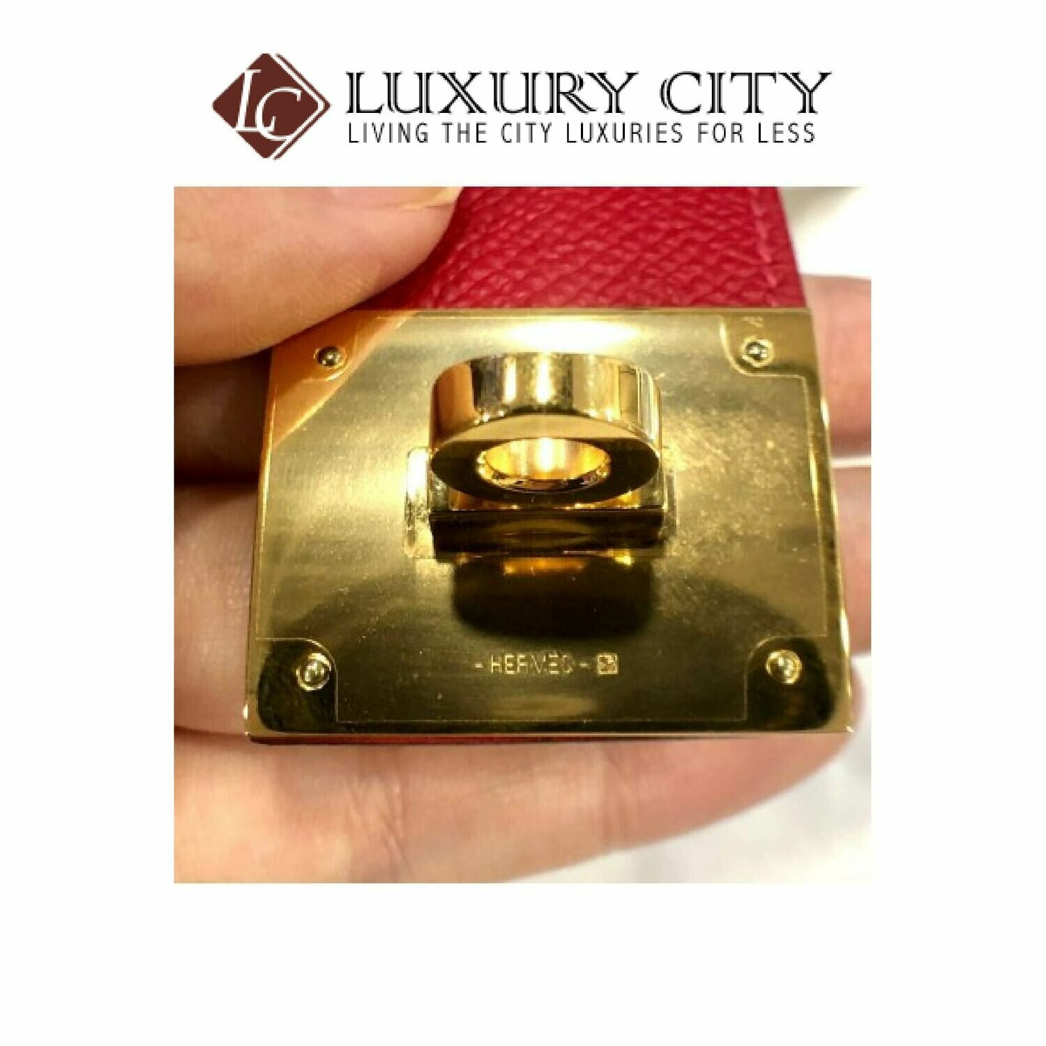 [Luxury City] Preloved Almost Like New Hermes Kelly Dog Bracelet