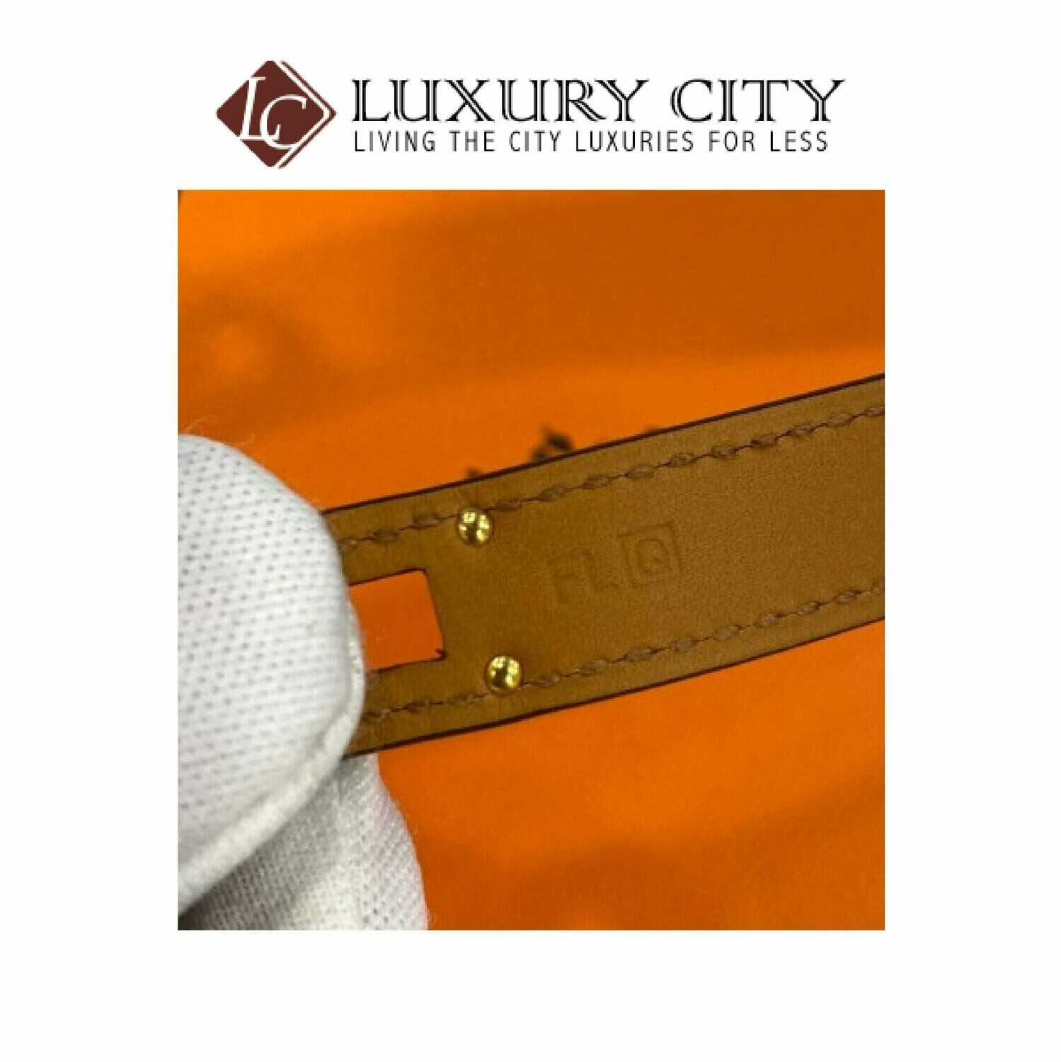 [Luxury City] Preloved Hermes Kelly Double Tour Leather Bracelet