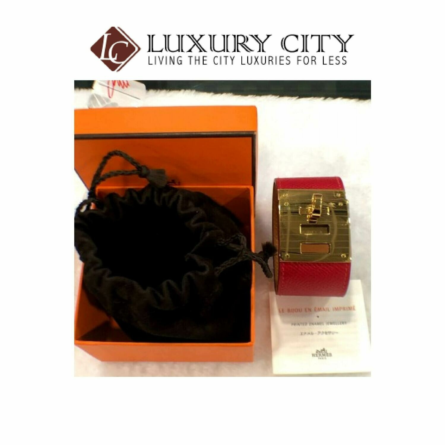 [Luxury City] Preloved Almost Like New Hermes Kelly Dog Bracelet