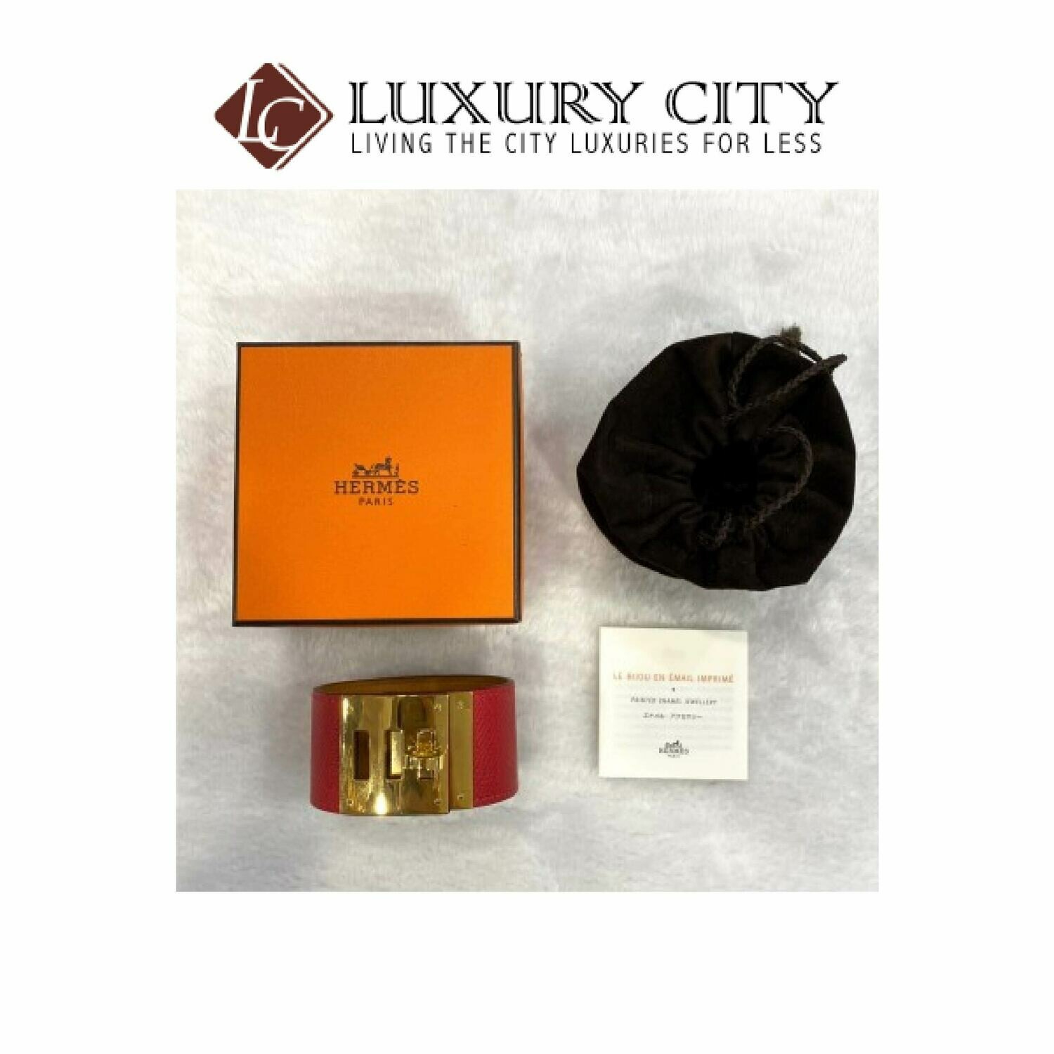 [Luxury City] Preloved Almost Like New Hermes Kelly Dog Bracelet