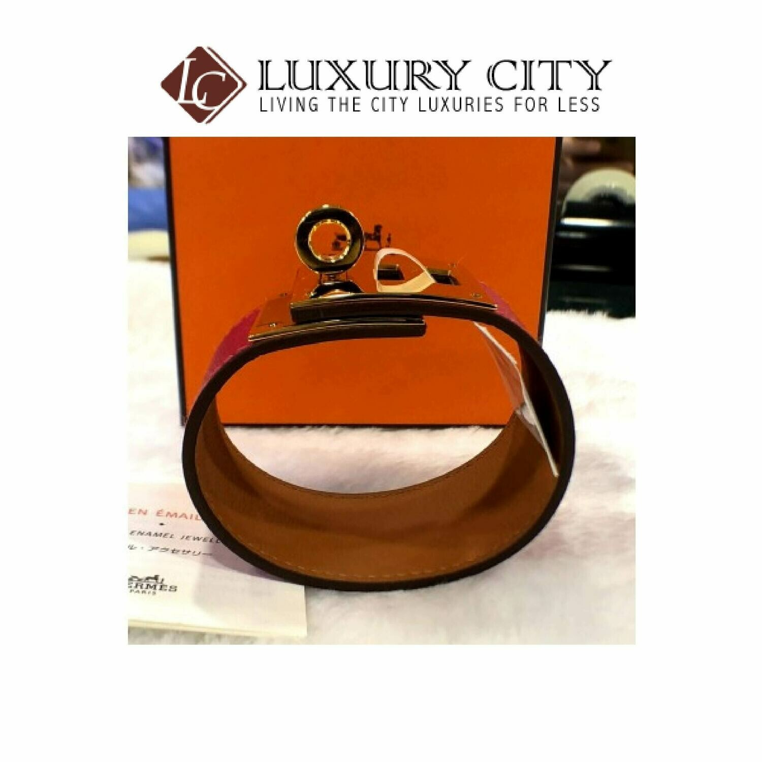 [Luxury City] Preloved Almost Like New Hermes Kelly Dog Bracelet