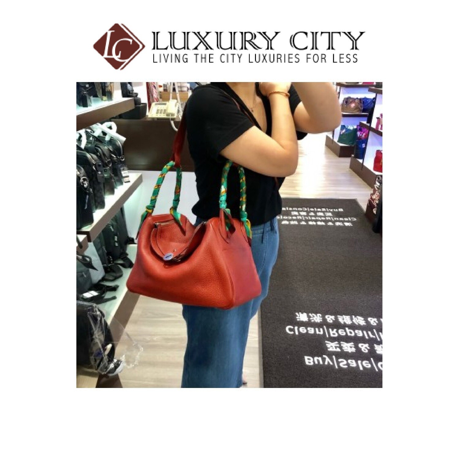 [Luxury City] Preloved Authentic Hermes Lindy 34 Shoulder Bag