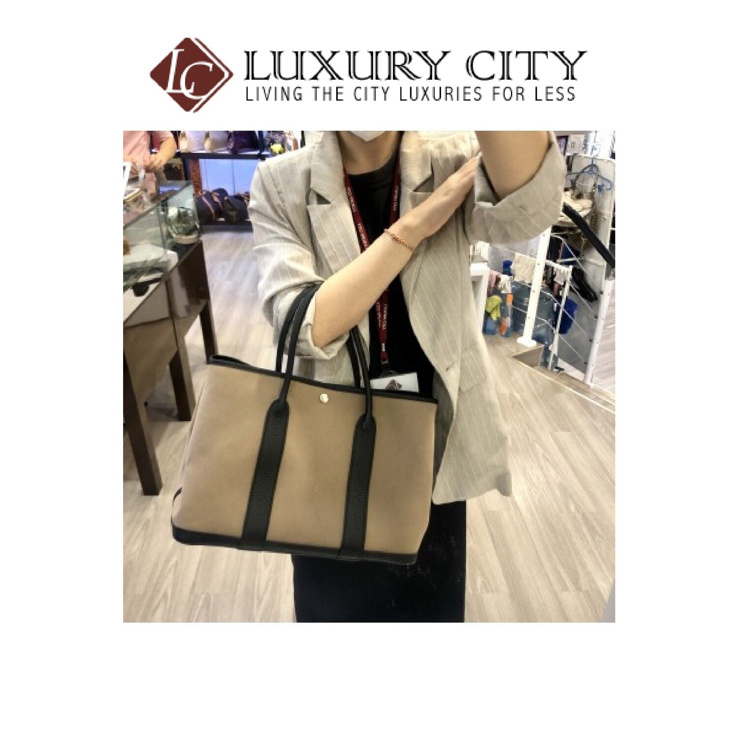 [Luxury City] Preloved Hermes Garden Party 36