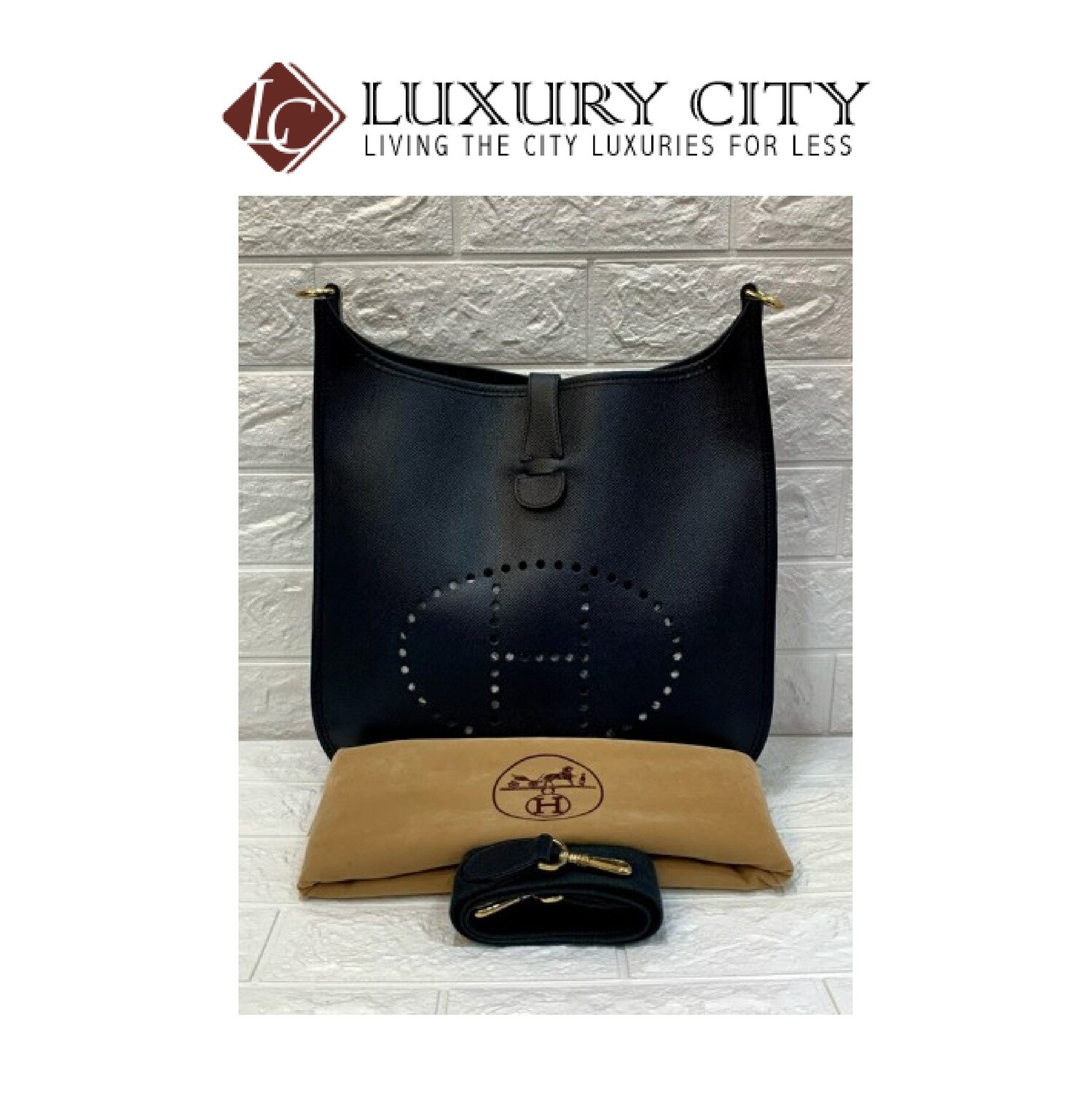 [Luxury City] Preloved Authentic Hermes Evelyn Crossbody Bag