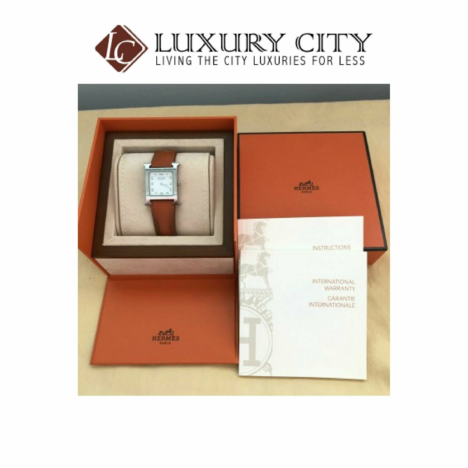 [Luxury City] Preloved Hermes Heuer H Watch