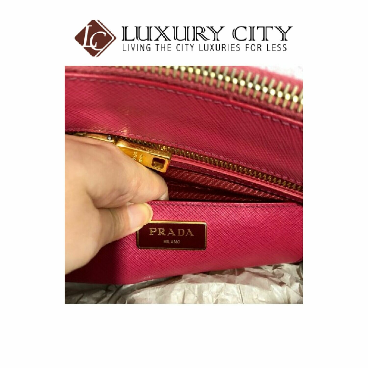 [Luxury City] Preloved Authentic Prada Saffiano Handbag