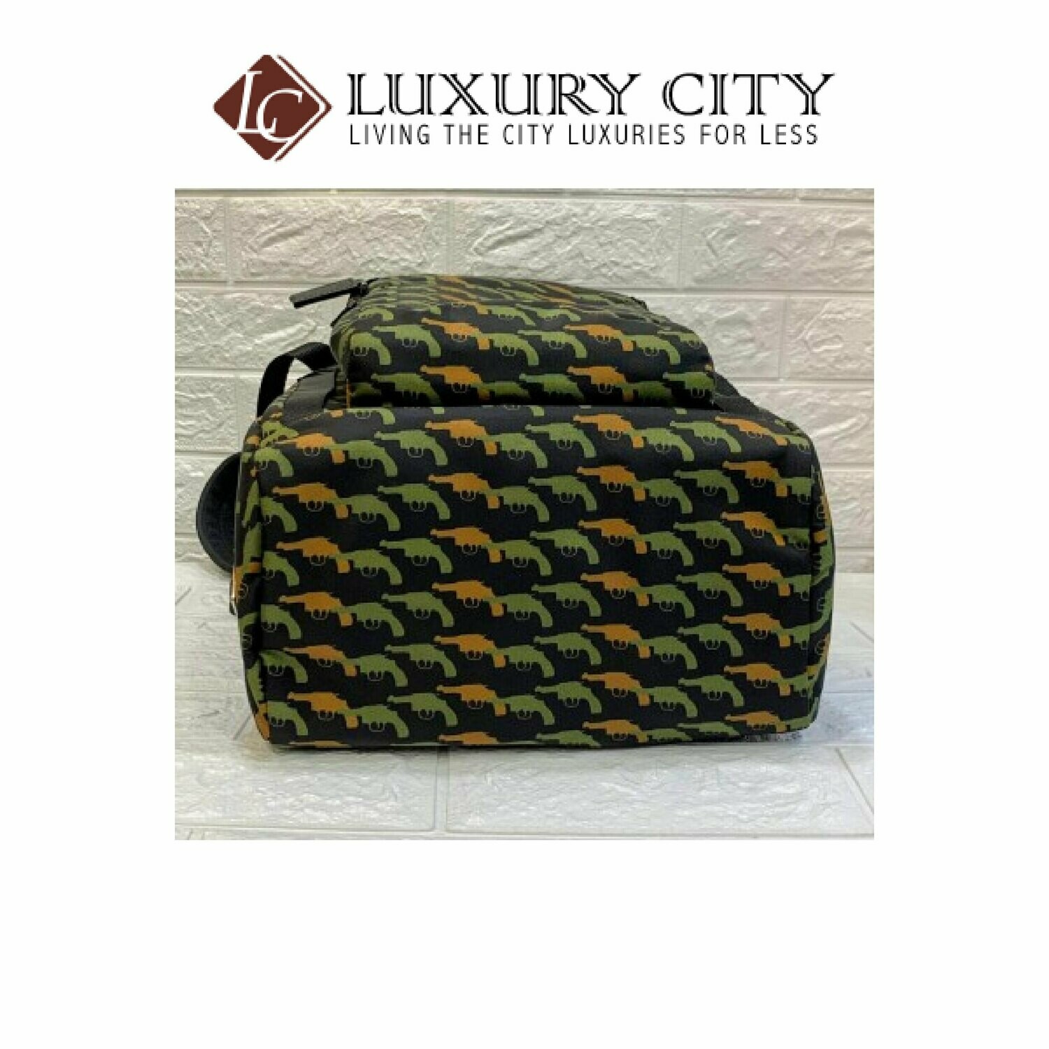 [Luxury City] Preloved Authentic Prada Gun Print Nylon Backpack