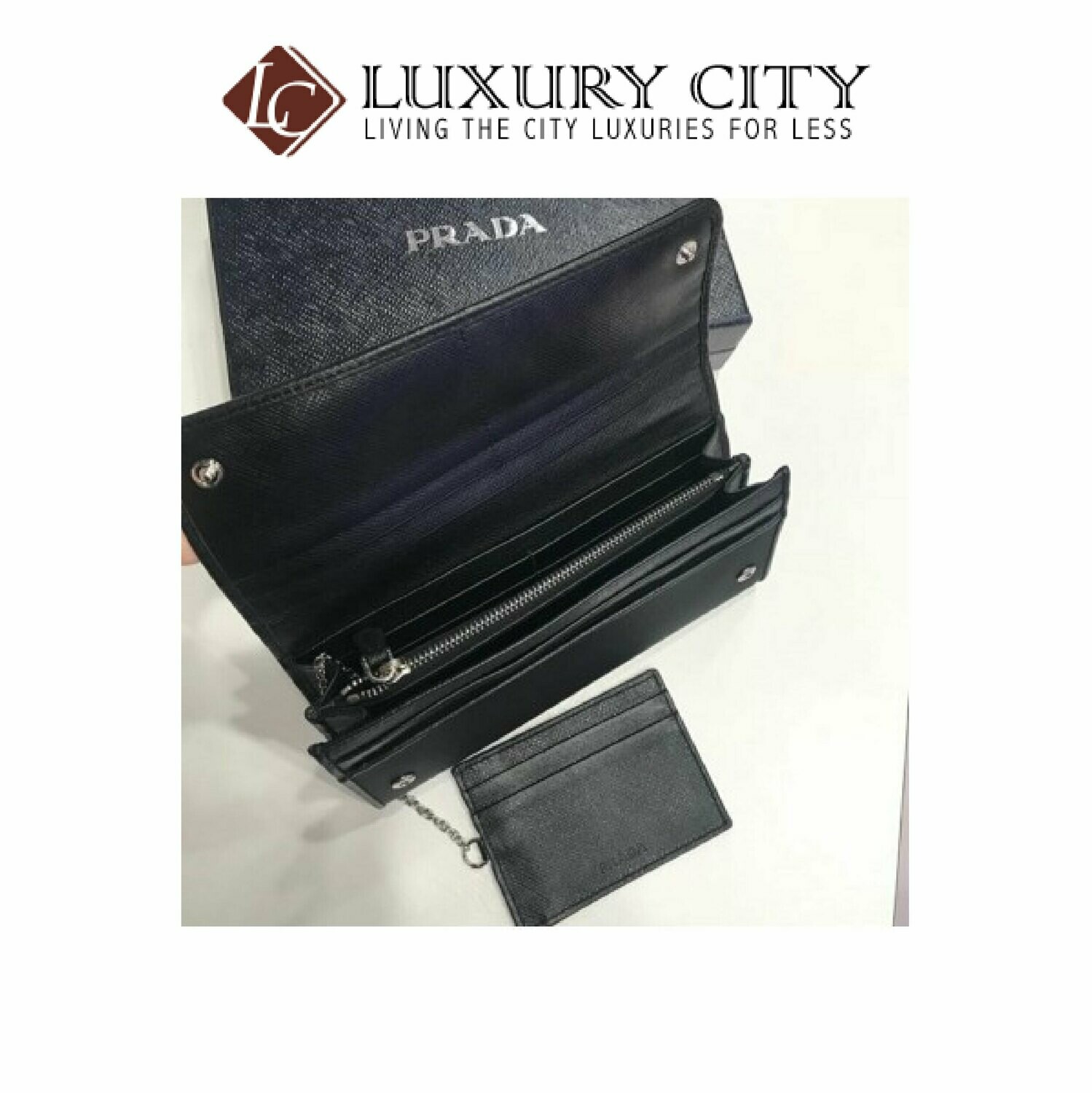 [Luxury City] Preloved Prada Wallet (Nylon)