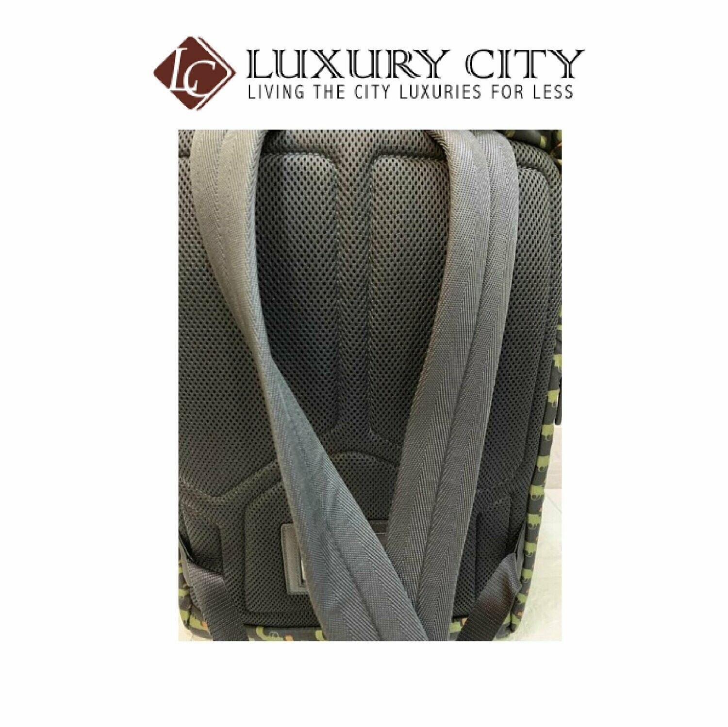 [Luxury City] Preloved Authentic Prada Gun Print Nylon Backpack