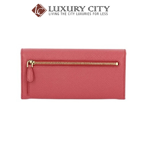 [Luxury City] Prada 1MH132 Saffiano Leather Long Fold Wallet