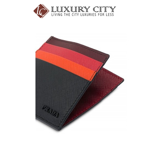 [Luxury City] Prada Card Holder Black Prada-2MC223