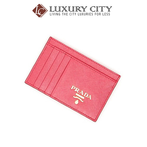 [Luxury City] Prada Saffiano Leather Card Holder Prada-1MC053