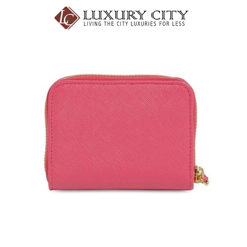 [Luxury City] Prada Women&#39;s Small Saffiano Leather Coin Purse Pink Prada-1MM268