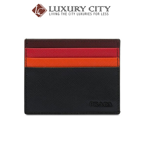 [Luxury City] Prada Card Holder Black Prada-2MC223