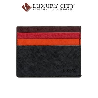 [Luxury City] Prada Card Holder Black Prada-2MC223