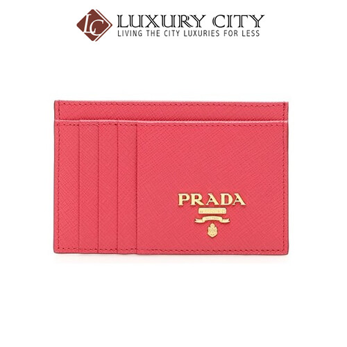 [Luxury City] Prada Saffiano Leather Card Holder Prada-1MC053
