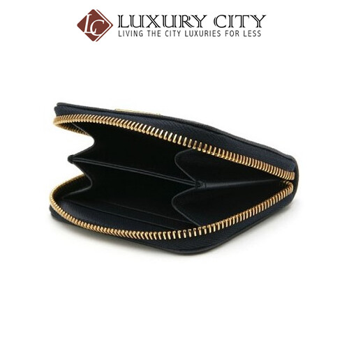 [Luxury City] Prada Saffiano Leather Coin Purse Black Prada-1MM268
