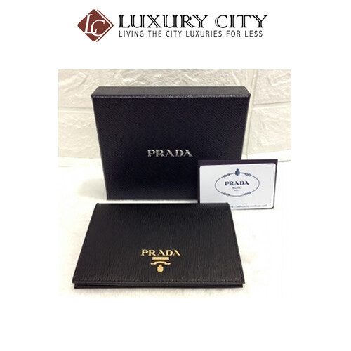 [Luxury City] Prada 1MV412 Leather Passport Holder