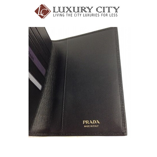 [Luxury City] Prada 1MV412 Leather Passport Holder
