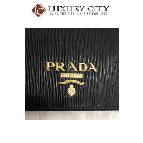 [Luxury City] Prada 1MV412 Leather Passport Holder