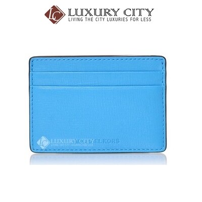 [Luxury City] Michael Kors Baby Blue Leather Cardholder