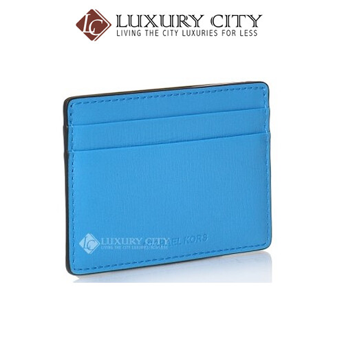 [Luxury City] Michael Kors Baby Blue Leather Cardholder