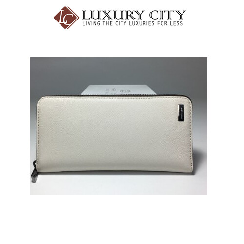 [Luxury City] Michael-Kors Jet Set Saffiano Leather Wallet In White