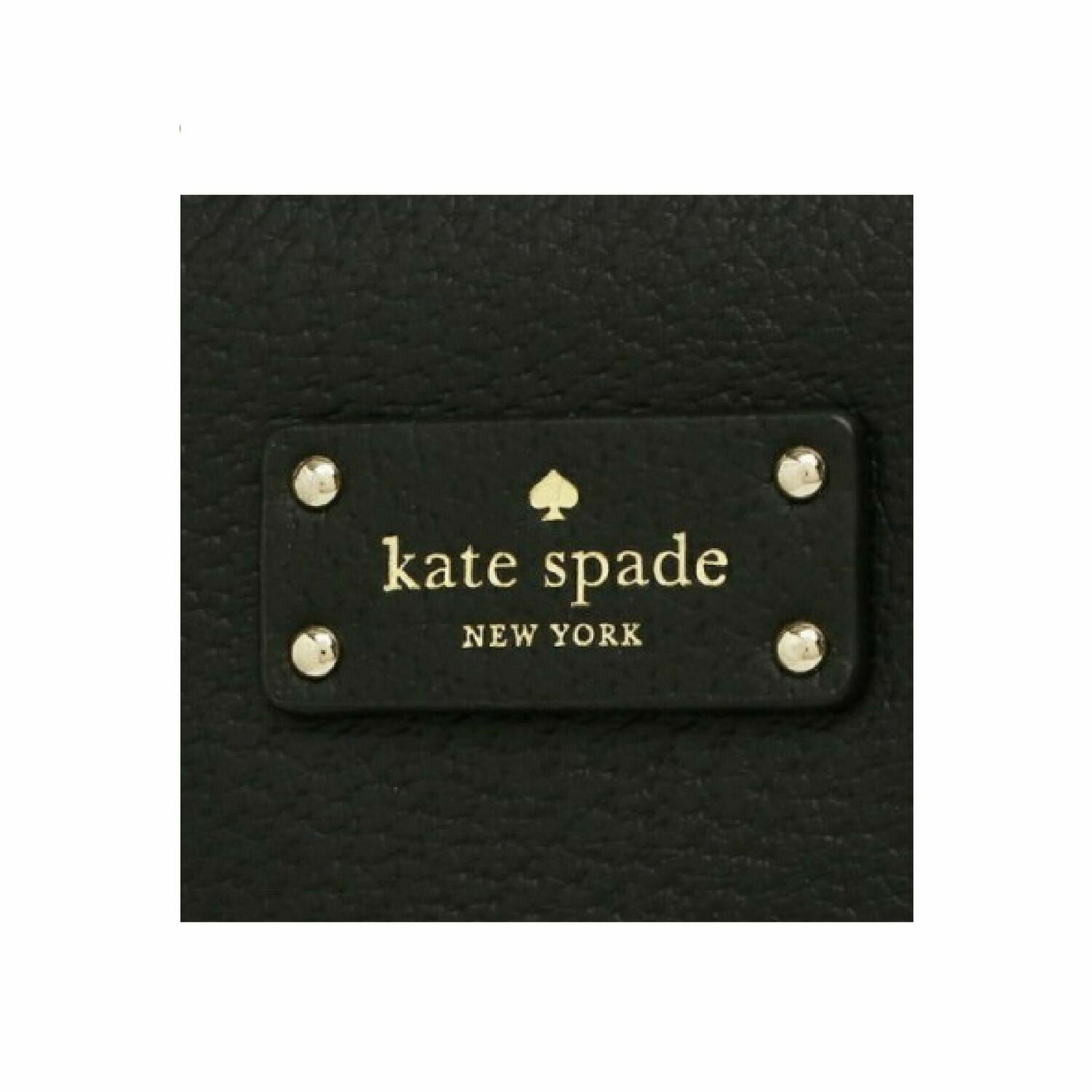 [Luxury City] Kate Spade New York Grove Street Small Lana Leather Crossbody Bag Black Kate Spade-WKRU5323