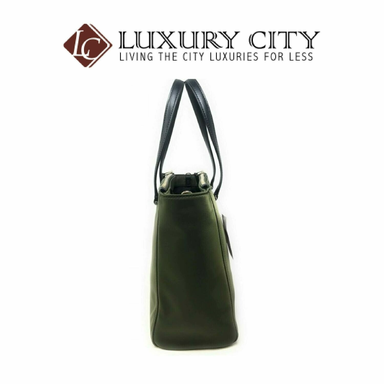 [Luxury City] Kate Spade Medium Satchel Dawn Sapling Handbag Green Katespade-WKRU5918