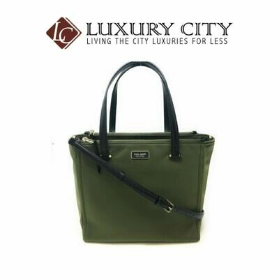 [Luxury City] Kate Spade Medium Satchel Dawn Sapling Handbag Green Katespade-WKRU5918