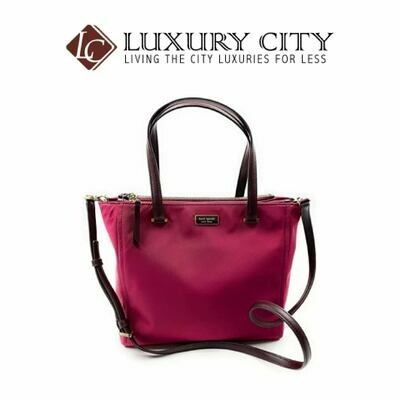 [Luxury City] Kate Spade Dawn Medium Satchel Dark Purple Katespade-WKRU5918