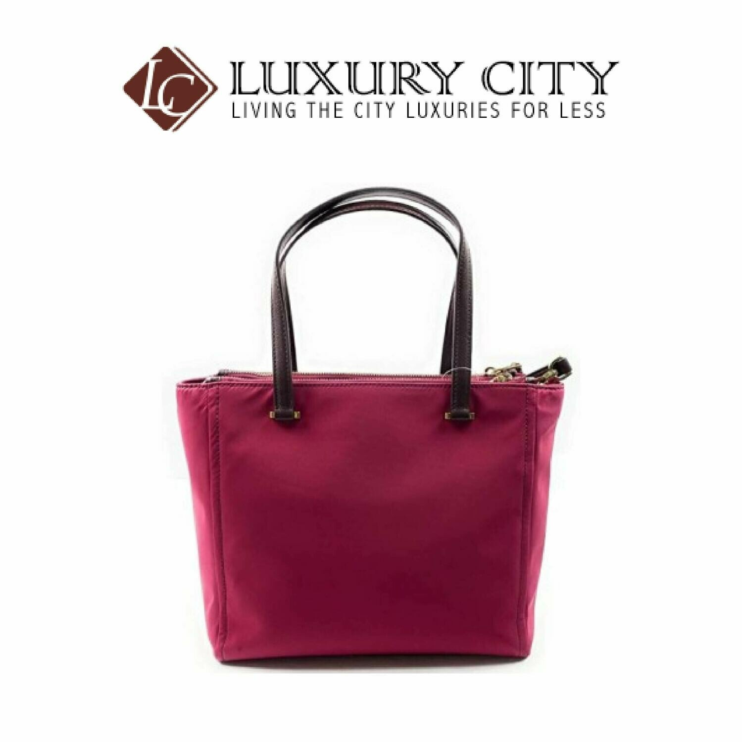 [Luxury City] Kate Spade Dawn Medium Satchel Dark Purple Katespade-WKRU5918