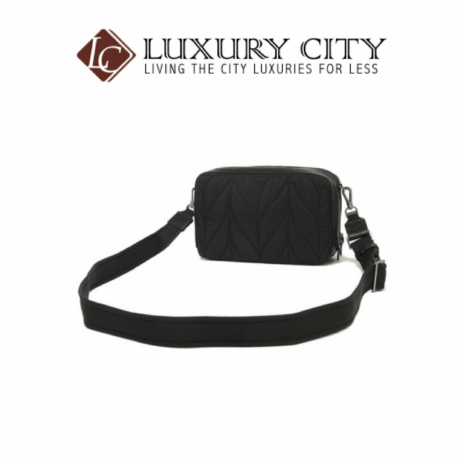[Luxury City] Kate Spade Ellie Double Zip Camera Crossbody Bag Black Katespade-WKRU6201