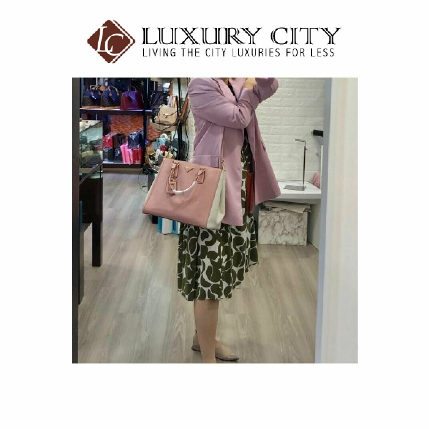 [Luxury City] Preloved Authentic Prada Saffiano Leather Handbag