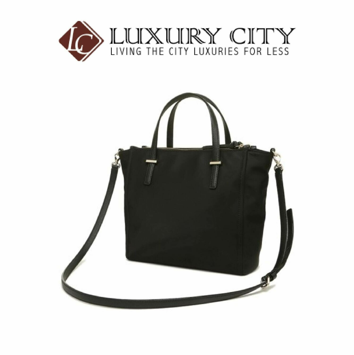 [Luxury City] Kate Spade Alyse Wilson Road Nylon Handbag Katespade-WKRU4715 (Black)
