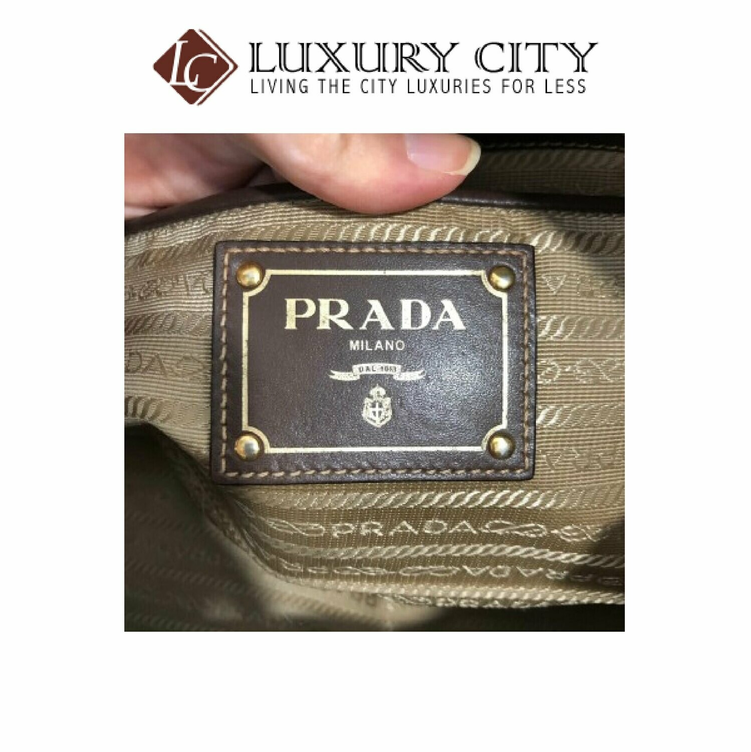 [Luxury City] Preloved Prada Fabric Sling Bag