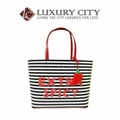 [Luxury City] Kate Spade Extra Spicy Chili Pepper Little Len Women&#39;s Tote Handbag