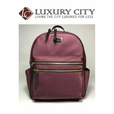 [Luxury City] Kate Spade Wilson Road Bradley Backpack Bag In Burgundy