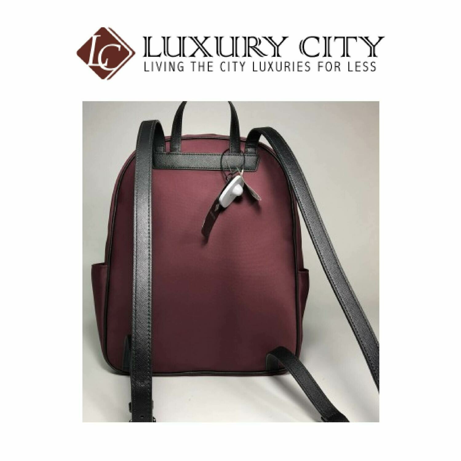 [Luxury City] Kate Spade Wilson Road Bradley Backpack Bag In Burgundy
